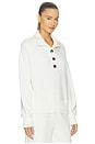 view 2 of 4 Bronya Button Placket Sweater in Pristine