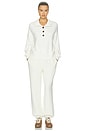 view 5 of 4 Bronya Button Placket Sweater in Pristine