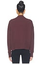 view 5 of 5 Olwen Button Front Sweater in Deep Mahogany