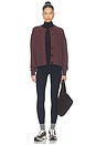 view 6 of 5 Olwen Button Front Sweater in Deep Mahogany