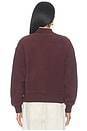 view 4 of 4 Brenna Button Neck Fleece in Coffee Bean