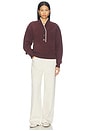 view 5 of 4 Brenna Button Neck Fleece in Coffee Bean