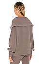view 3 of 4 Vine Pullover in Taupe Marl