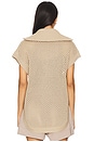 view 4 of 5 Gianna Zip Through Vest in Cashmere Stone