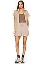 view 5 of 5 Gianna Zip Through Vest in Cashmere Stone