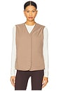 view 2 of 5 Lori Reversible Gilet in Birch & Ash Taupe