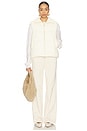 view 4 of 4 Irina Cable Knit Gilet in Egret