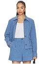 view 1 of 5 CARLOTTA 자켓 in Bijou Blue
