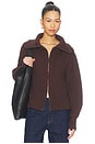 view 1 of 4 Enrico Knit Jacket in Coffee Bean
