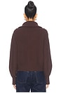 view 4 of 4 Enrico Knit Jacket in Coffee Bean