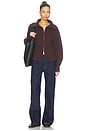 view 5 of 4 Enrico Knit Jacket in Coffee Bean