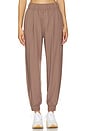view 1 of 4 Enzo Easy Pant in Deep Taupe