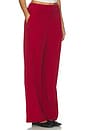 view 2 of 6 Floris Wide Leg 29.5 Pant in Red Dahlia