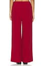 view 4 of 6 Floris Wide Leg 29.5 Pant in Red Dahlia