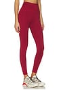 view 2 of 6 Always Warm Base Layer Legging in Red Dahlia Marl