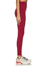 view 3 of 6 Always Warm Base Layer Legging in Red Dahlia Marl