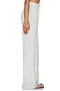 view 4 of 7 The Wide Leg Pant in Mint Green Marl