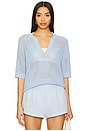 view 1 of 5 Callie Knit Top in Cashmere Blue
