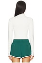 view 3 of 4 Helena Mid Layer Top in Snow White