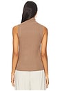 view 3 of 4 Anastasia Rib Knit Tank Top in Ash Taupe