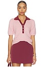 view 1 of 4 TOP DE POLO DE PUNTO WREN in Zephyr Mauve