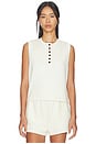 view 1 of 4 Marla Button Placket Tank Top in Pristine