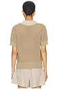 view 3 of 4 TOP DE POLO DE PUNTO PERRINE in Sepia Twist