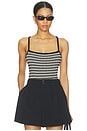 view 1 of 5 Jared Knit Top in Black & Egret