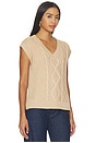view 2 of 4 TOP EN MAILLE BENEDETTA  in Light Taupe