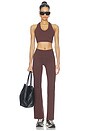 view 5 of 4 Always Burke Cropped Tank in Deep Mahogany