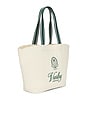 view 3 of 4 Robinson Canvas Club Tote in Ivory & Forest