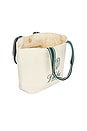 view 4 of 4 Robinson Canvas Club Tote in Ivory & Forest