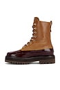 view 5 of 6 Silo Winter Boot in Bordo & Camel