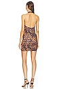 view 3 of 3 Halter Dress in Leopard Print