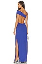 view 1 of 3 Off The Shoulder Gown in Violet Blue