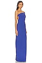 view 3 of 3 Off The Shoulder Gown in Violet Blue