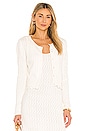 view 1 of 4 Floral Crochet Cardigan in Star White
