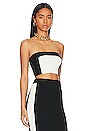 view 2 of 4 Bandeau Top in Black & White