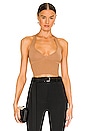 view 1 of 4 Bustier Top in Camel