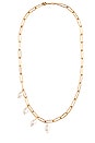 view 2 of 2 Pearl Necklace in 18k Yellow Gold Plated
