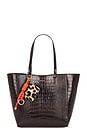 view 5 of 5 LEOPARD ZIP POUCH BAG CHARM in Dark Acorn