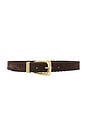 view 1 of 3 Whipstitch Arch Belt in Espresso