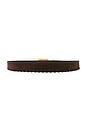 view 2 of 3 Whipstitch Arch Belt in Espresso