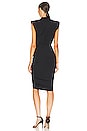 view 4 of 4 Ruched Shirt Dress in Black
