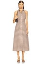 view 1 of 4 Mackey Midi Dress in Light Chickory & Dove
