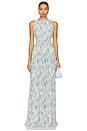 view 1 of 3 Yardley Dress in Powder Blue Multi
