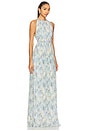 view 2 of 3 Yardley Dress in Powder Blue Multi