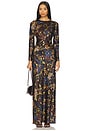 view 1 of 3 Gemma Dress in Black Multi