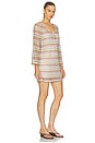 view 2 of 3 Novien Dress in Deep Ochre & Dove Multi