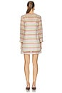 view 3 of 3 Novien Dress in Deep Ochre & Dove Multi